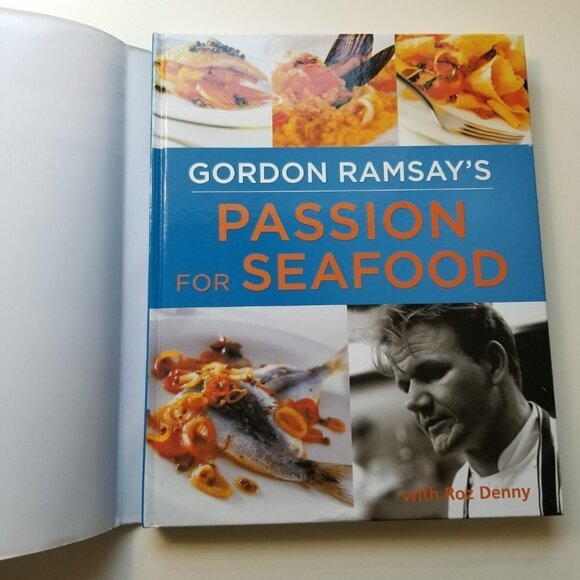 Gordon Ramsay's Cookbook Passion for Seafood with Roz Denny Hardcover 2013 - Picture 5 of 16